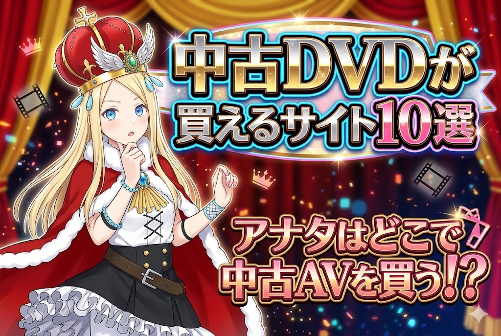 中古アダルトDVDが買えるサイト10選